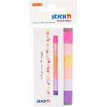 ZAKŁADKI STICK'N 15x45mm 6 KOLORÓW (6x30)