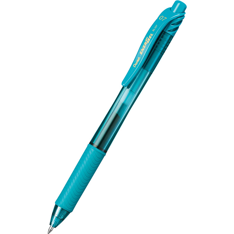 0403202669a77c726e9a3.jpeg Pióro kulkowe Pentel EnerGel BL107 turkusowe - obrazek 1