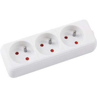 0403202669a7810da2319.jpeg Listwa zasilająca Office Products 3m/3g biała - obrazek 1