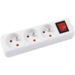 Listwa zasilająca Office Products 3m/3g biała