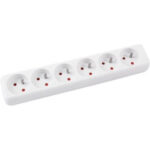 Listwa zasilająca Office Products 5m/6g biała