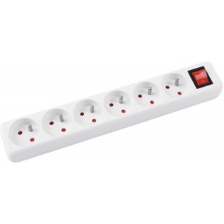 0403202669a7811144944.jpeg Listwa zasilająca Office Products 5m/6g biała - obrazek 1