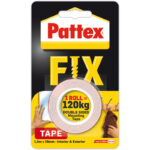 Taśma dwustronna Pattex Fix 19mm/1.5m 120kg
