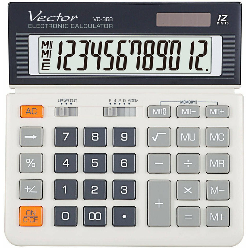 0403202669a7b62e72592.jpeg Kalkulator Vector VC-368 - obrazek 1