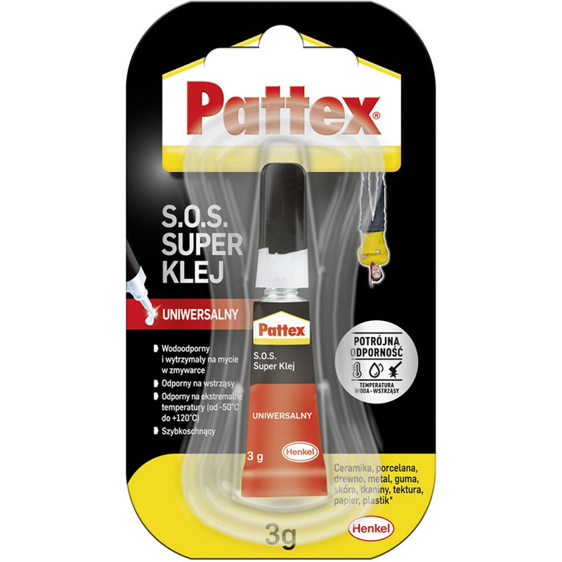 0403202669a7b9ed9b767.jpeg Klej Pattex S.O.S. 3g uniwersalny - obrazek 1