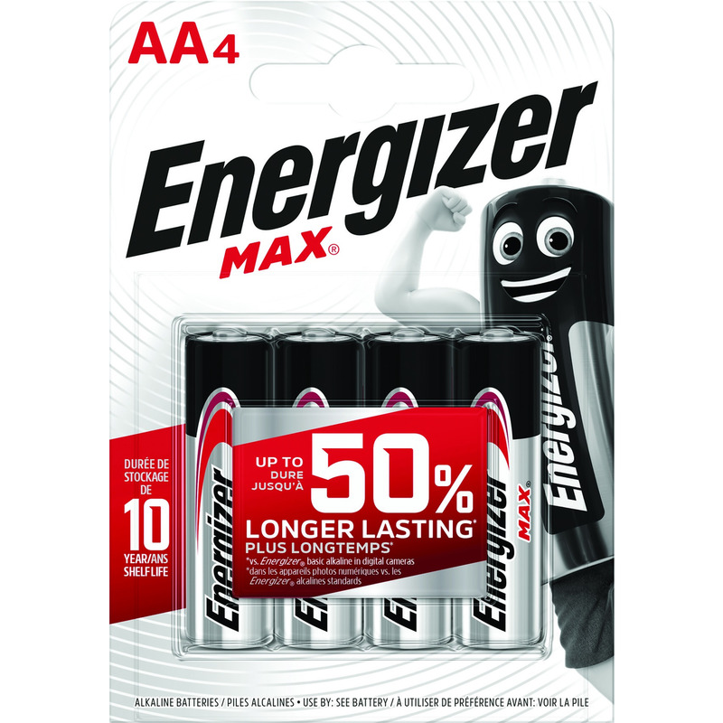 0403202669a7c4b1b20ff.jpeg Baterie Energizer Max AA LR6 1.5V (4) - obrazek 1