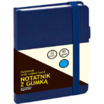 Notatnik Grand A6/80k kratka granatowy