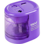 Temperówka na baterie Eagle EG-5161USB 2 otwory fioletowa