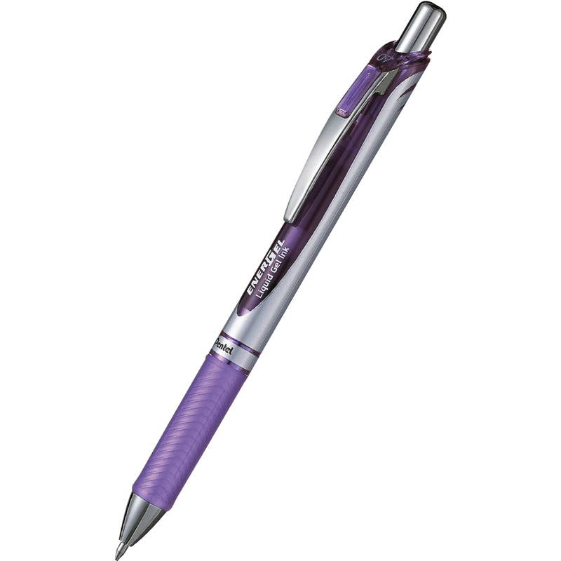 0403202669a7d74723bb5.jpeg Pióro kulkowe Pentel EnerGel BL77 0.7mm lila - obrazek 1