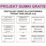 DATOWNIK TRODAT 5440 ISO 4 MM 49X28 MM WKŁADKA MIX 74570