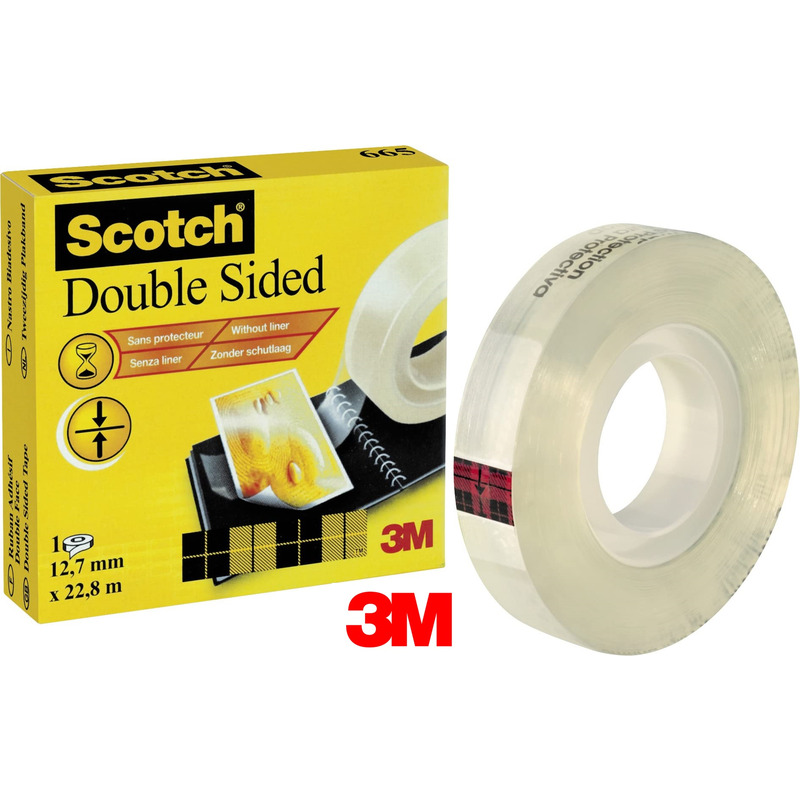 0403202669a7d8b5ddd96.jpeg Taśma dwustronna Scotch 665 12mm/22.8m - obrazek 1