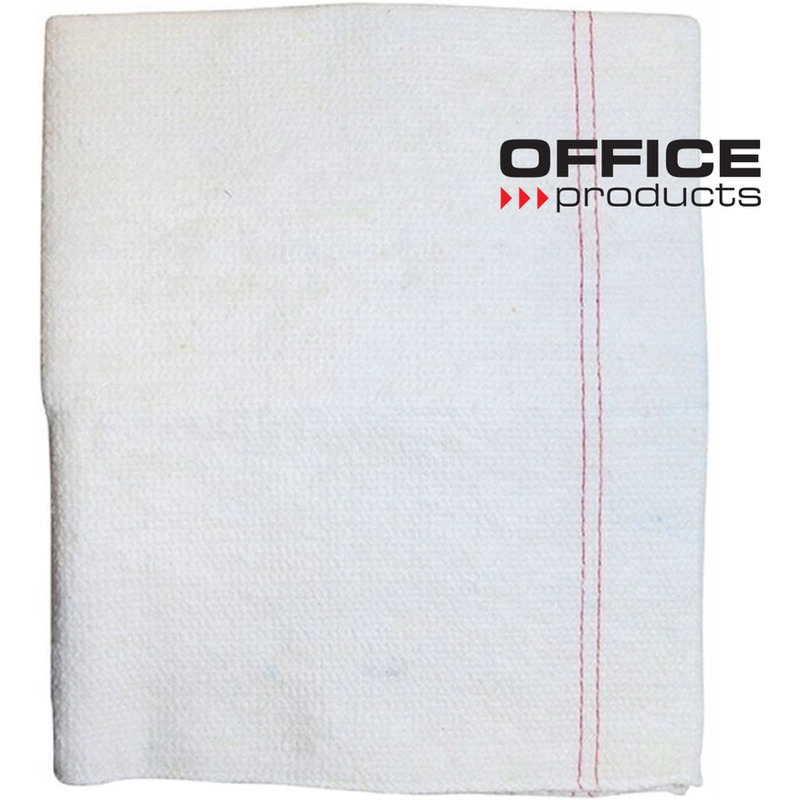 0403202669a7d8be3a8ea.jpeg Ścierka Office Products 60x70cm 60% bawełna biała - obrazek 1