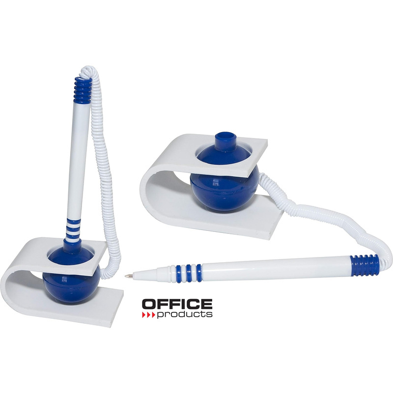 0403202669a7d8c442088.jpeg Długopis na sprężynce Office Products stojący niebieski - obrazek 1