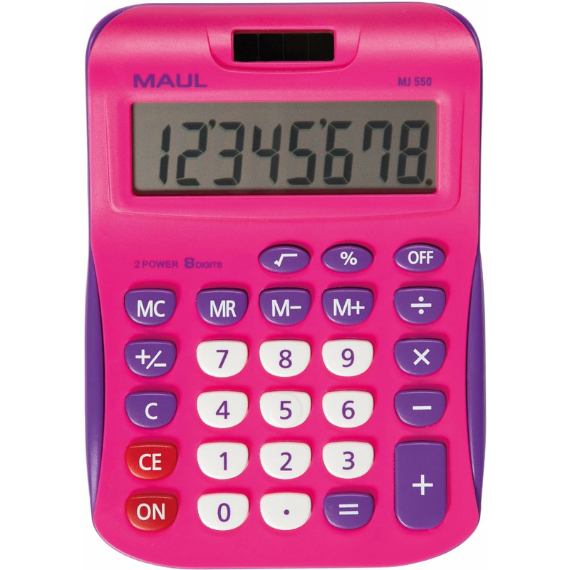 0403202669a7d8ce6c873.jpeg Kalkulator Maul MJ 550 różowy - obrazek 1