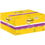 Karteczki Post-it Super Sticky 47.6x47.6mm (622-P24SSCOL) mix kolorów (24x90)