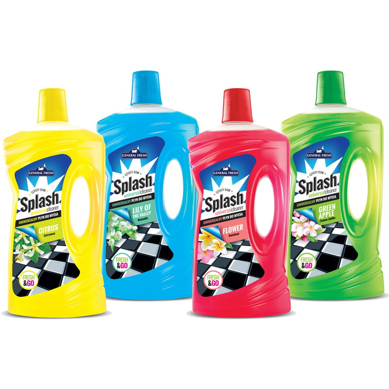 0403202669a7d932b1e04.jpeg Płyn uniwersalny Splash 1L zielone jabłko - obrazek 1