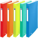 Teczka PP z gumką Oxford Urban A4+ 12 przegródek mix kolorów