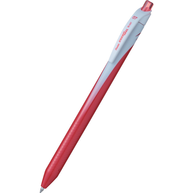 0403202669a7d9bc4c80a.jpeg Pióro kulkowe Pentel EnerGel BL437 czerwone - obrazek 1