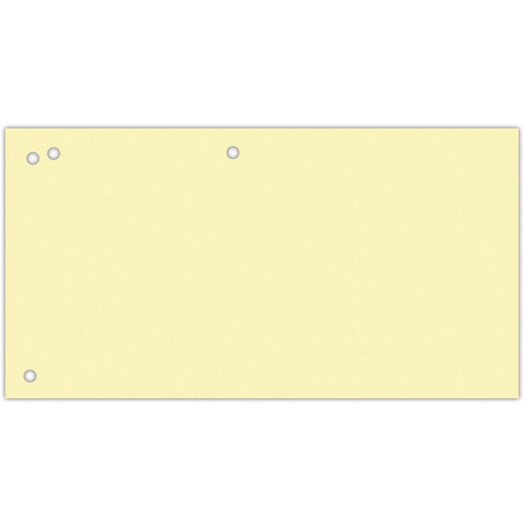 0403202669a7d9cc2f1c2.jpeg Przekładki kartonowe Office Products 1/3 A4 żółte (100) - obrazek 1