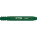 Marker permanentny Office Products 1-3mm okragły zielony