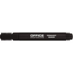 Marker permanentny Office Products 1-3mm okragły czarny