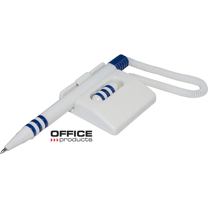 0403202669a7d9da24ffe.jpeg Długopis na sprężynce Office Products leżący niebieski - obrazek 1