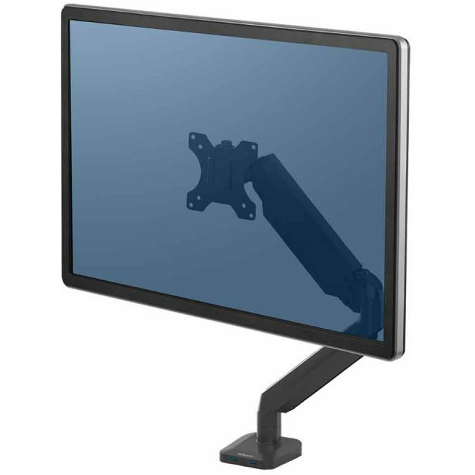 0403202669a7da25021a9.jpeg Ramię na monitor Fellowes Platinum czarne - obrazek 1