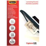 Folia laminacyjna Fellowes 75x105mm/125µm błyszczaca (100)