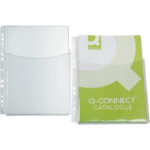 Koszulki na katalogi Q-Connect A4/180µm krystaliczne (5)