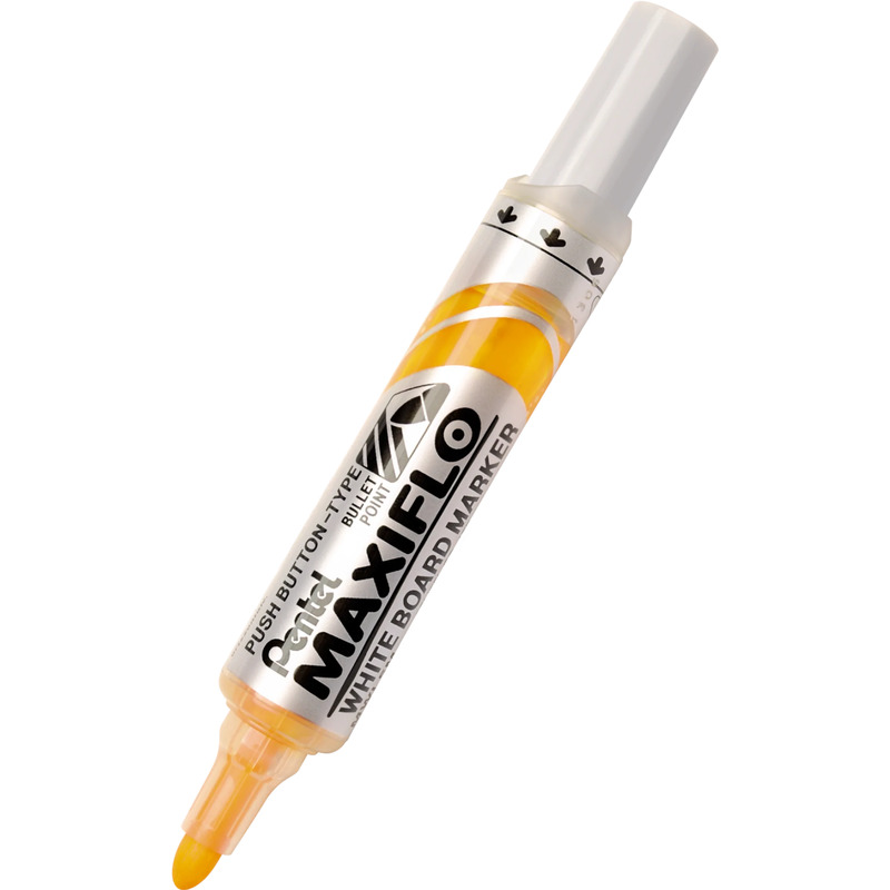 0403202669a7da7522d19.jpeg Marker do tablic Pentel Maxiflo MWL5M żółty - obrazek 1