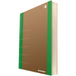Notatnik Donau Life 165x230mm 80k kratka zielony