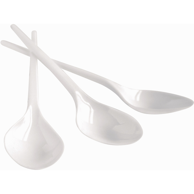0403202669a7daf9e8111.jpeg Łyżka plastikowa Office Products 17cm biała (100) - obrazek 1