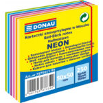 Karteczki Donau 50x50mm neon-pastel mix kolorów (250)