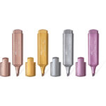 Zakreślacz Faber-Castell 1546 metaliczny różowy