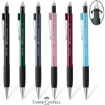 Ołówek automatyczny Faber-Castell Grip 1345 0.5mm metaliczny czarny