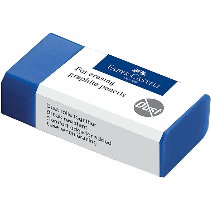 0403202669a7db9cba9f2.jpeg Gumka Faber-Castell Dust-Free niebieska - obrazek 1