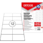 Etykiety Office Products A4 105x48mm białe (100)