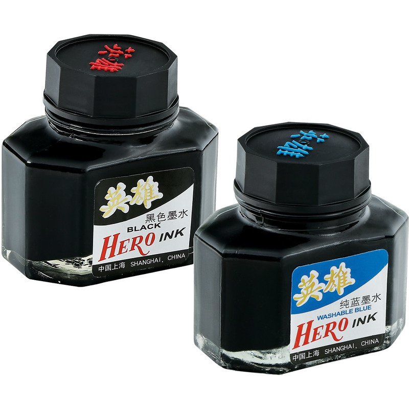 0403202669a7dc5a88e13.jpeg Atrament Hero 50ml czarny - obrazek 1