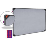 Tablica filcowa MemoBe Idea Edge 60x45cm rama aluminiowa czarna