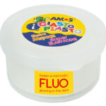 Masa plastyczna Amos Ciasto-Plasto 30g fluo biała