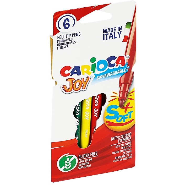 0403202669a7dcd5d16e0.jpeg Flamastry Carioca Joy 6 kolorów - obrazek 1