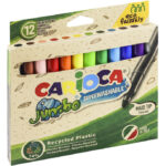 Flamastry Carioca Jumbo EcoFamily 12 kolorów