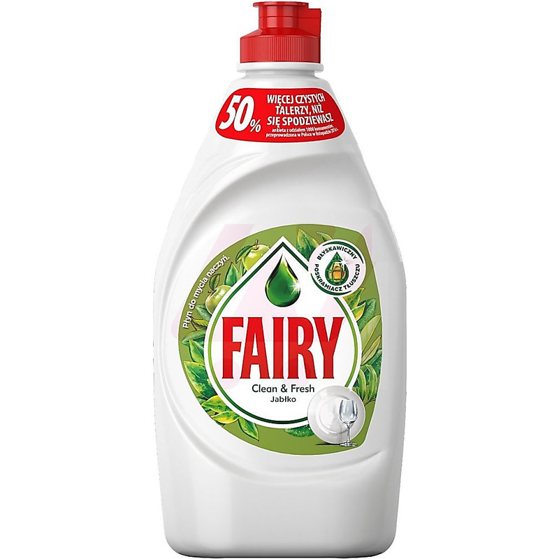 0403202669a7ddab9da93.jpeg Płyn do naczyń Fairy 450ml Jabłko - obrazek 1