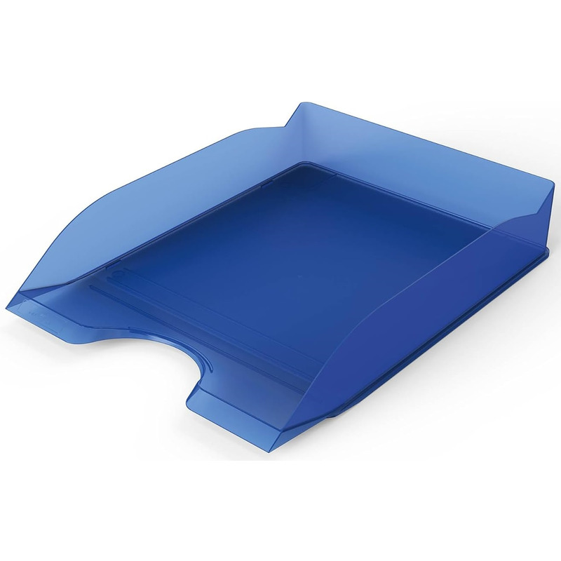 0403202669a7ddf6c6839.jpeg Półka na dokumenty Durable Basic A4 transparentna niebieska - obrazek 1