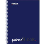 Kołonotatnik Office Products A5/80k linia granatowy