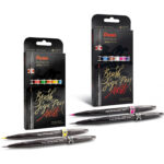 Pisaki pędzelkowe Pentel Brush Sign Pen Artist SES