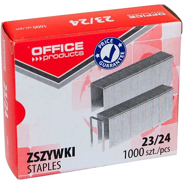 0403202669a7dfa9b95a4.jpeg Zszywki OFFICE PRODUCTS, 23/24, 1000szt. - obrazek 1