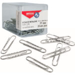 Spinacze metalowe OFFICE PRODUCTS, 77mm, w pudełku