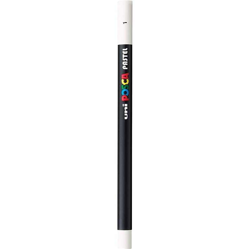 0403202669a7e0e2cc644.jpeg Kredka pastelowa Uni POSCA KPA-100 biała - obrazek 1