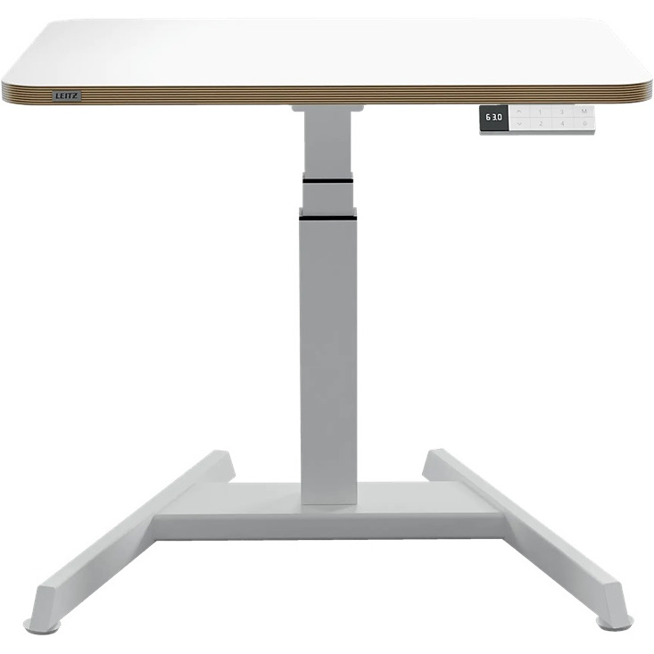 0403202669a7e0e52b81b.jpeg Biurko Leitz Ergo 60x80cm białe - obrazek 1